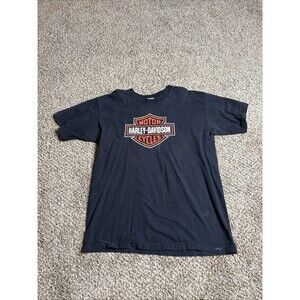 2004 Harley Davidson Shop Of Ocean City MD Graphic T-Shirt Size XL Black